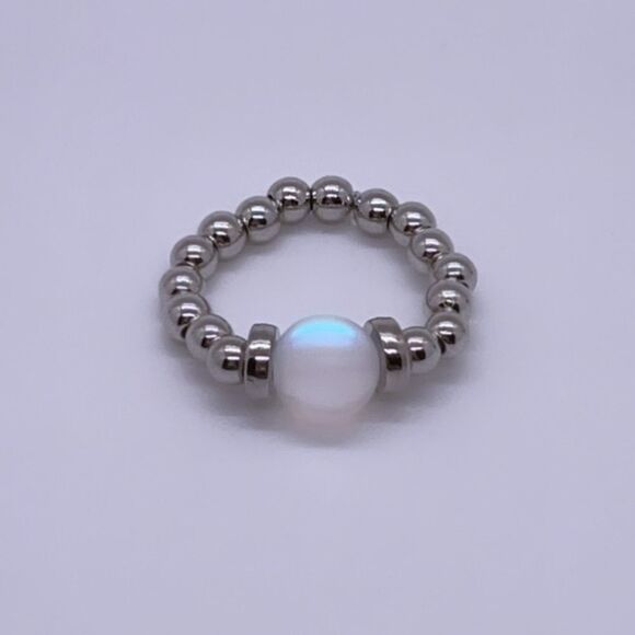 NWT Wool + Pepper Co. Iridescent Stackable Ring - Picture 2 of 6